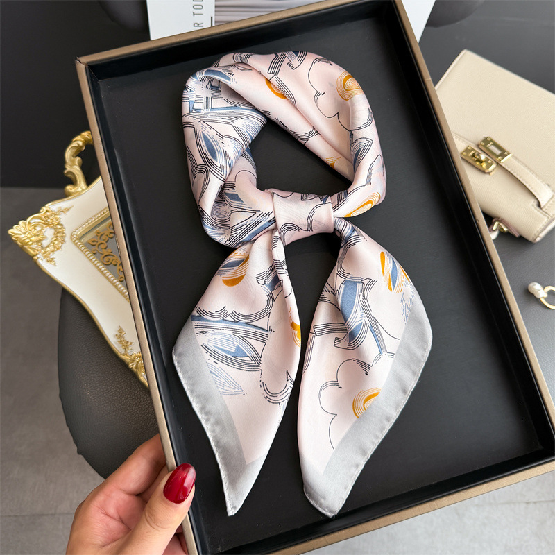 70cm Silk Satin Headkerchief W - Women Fashion Necktie 评论和价格