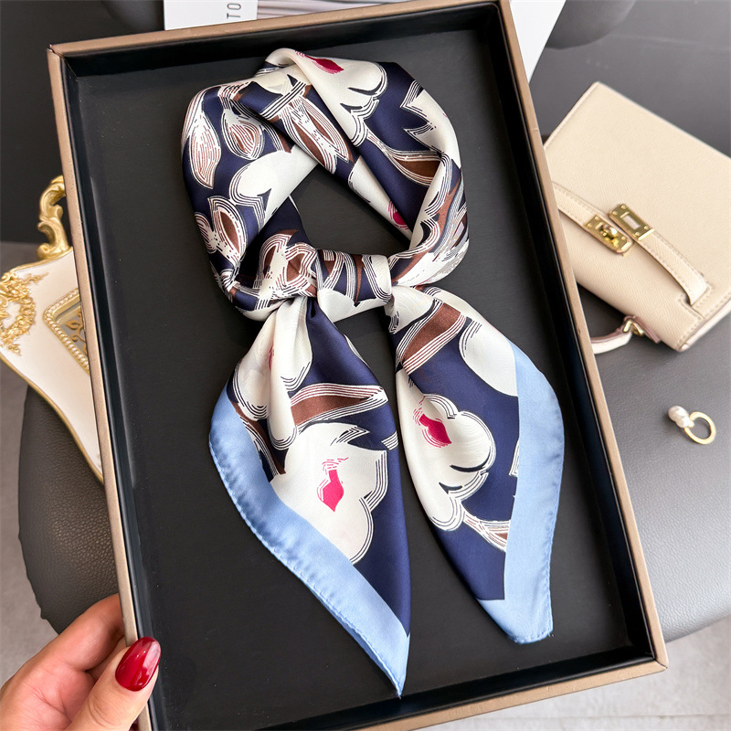70cm Silk Satin Headkerchief W - Women Fashion Necktie 评论和价格