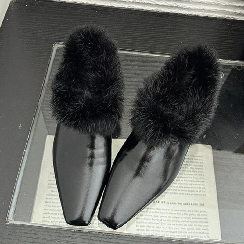 Winter Plush Designer Warm Fla - Women'S Fashion Loafers 评论和价格
