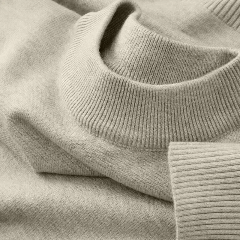 Autumn New Men's Casual Mock T - Ribbed Knit Sweater 评论和价格