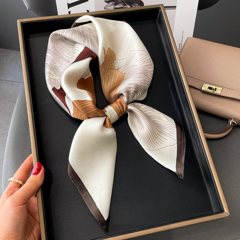 70cm New Women Silk Printed De - Women Fashion Necktie 评论和价格
