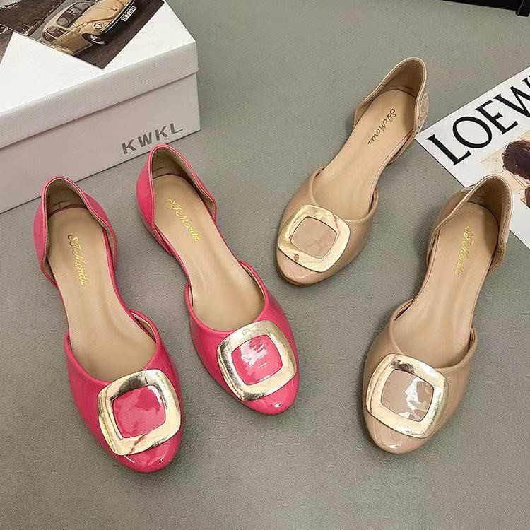 Fashion Square Buckle Hollow F - Women'S Fashion Sandals 评论和价格
