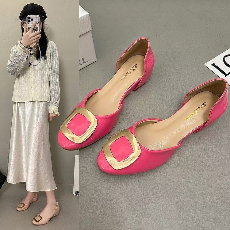 Fashion Square Buckle Hollow F - Women'S Fashion Sandals 评论和价格