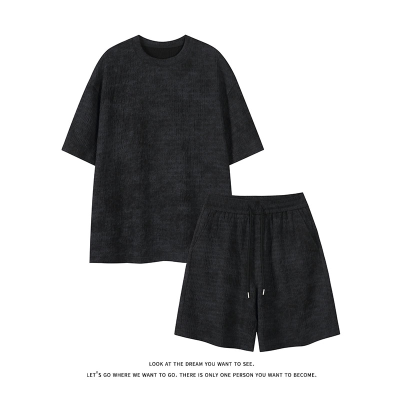 American-style Summer Men Sets - Tie Dye Two Piece 评论和价格