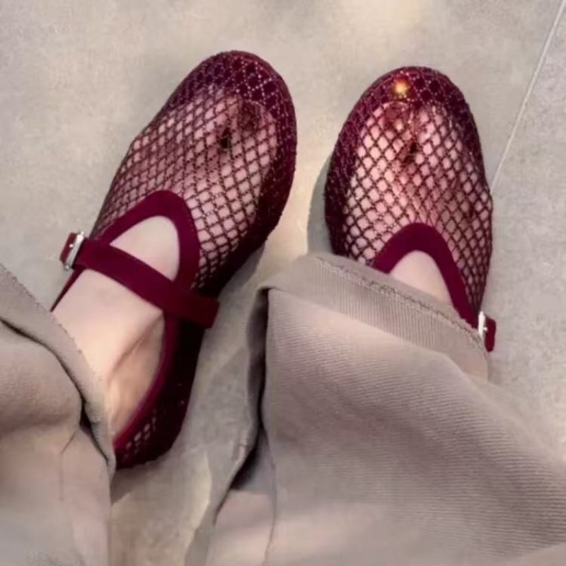 Hollow Rhinestone Baotou Sanda - Women'S Fashion Sandals 评论和价格