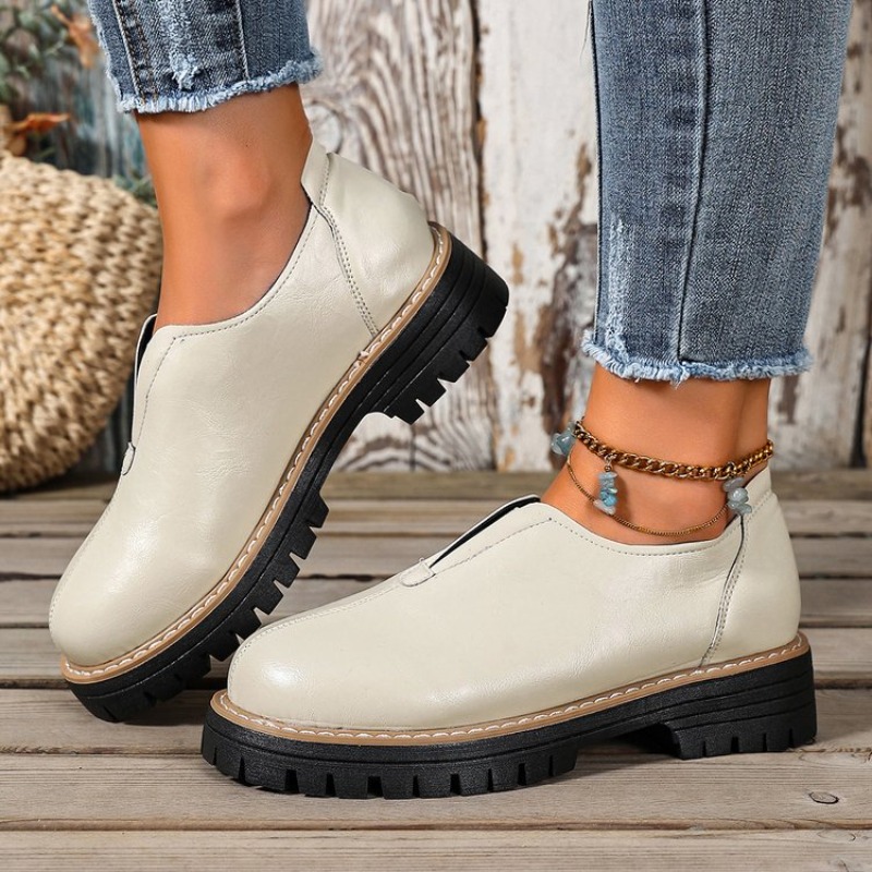 Retro British Style Women's Sh - Women'S Fashion Loafers 评论和价格