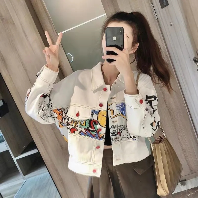 Korean Female Fashion Leisure  - Women Fashion Jeans Top 评论和价格