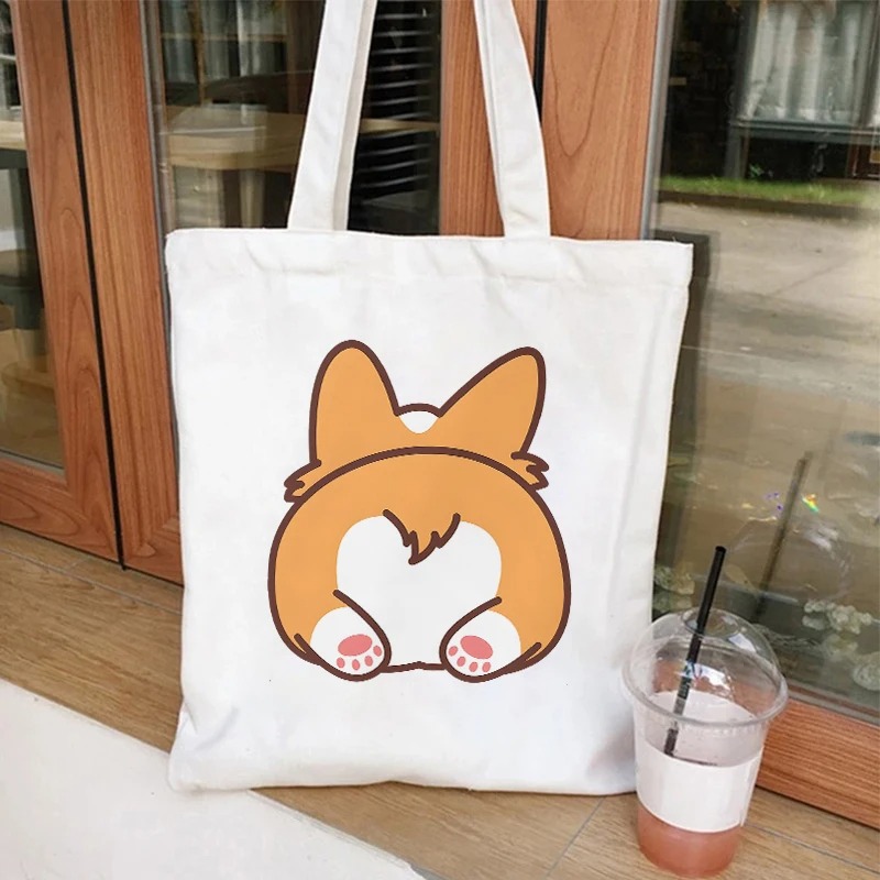 Various Poses of Puppies Tote  - Women Fashion Pose 评论和价格