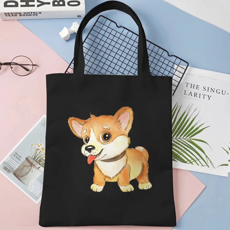 Various Poses of Puppies Tote  - Women Fashion Pose 评论和价格