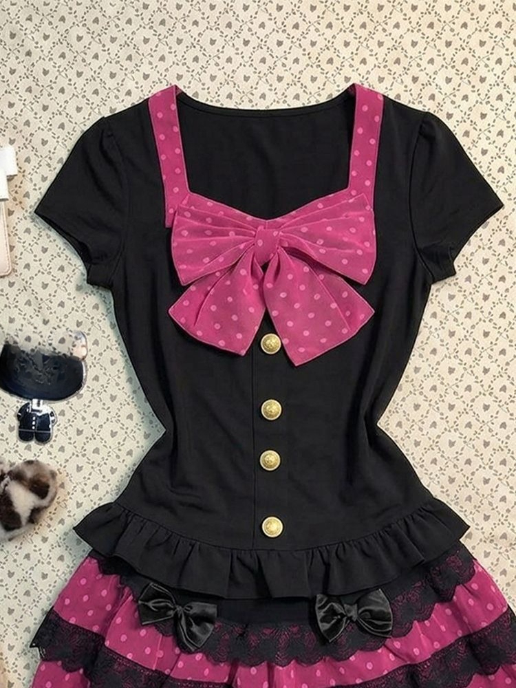 Y2k Sweet Kawaii Elegant 2 Pie - Women'S Fashion Designer Clothes 评论和价格
