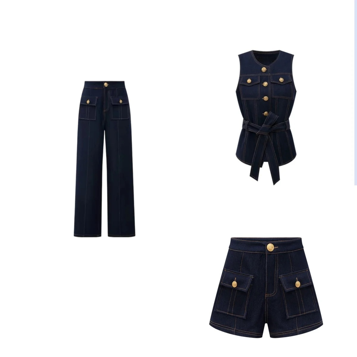 Y2K 2026 new button retro jean - Women Fashion Jeans Top 评论和价格