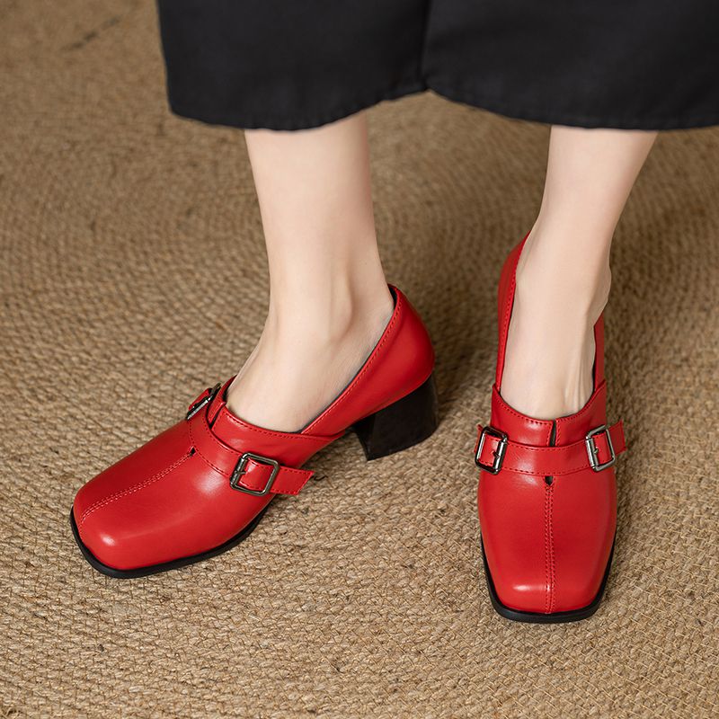 Girseaby Vintage Women Pumps S - Women'S Fashion Loafers 评论和价格