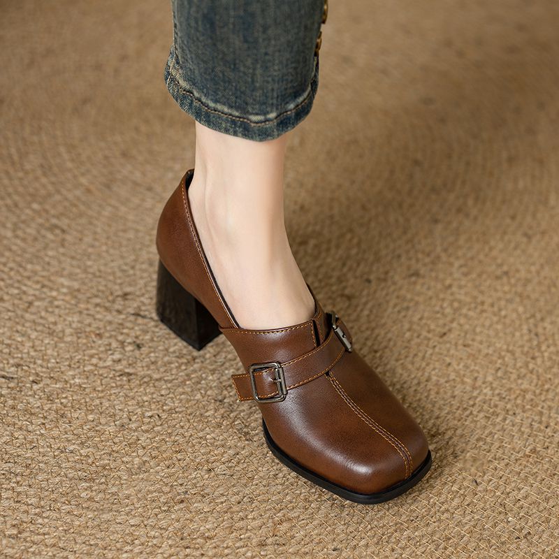 Girseaby Vintage Women Pumps S - Women'S Fashion Loafers 评论和价格