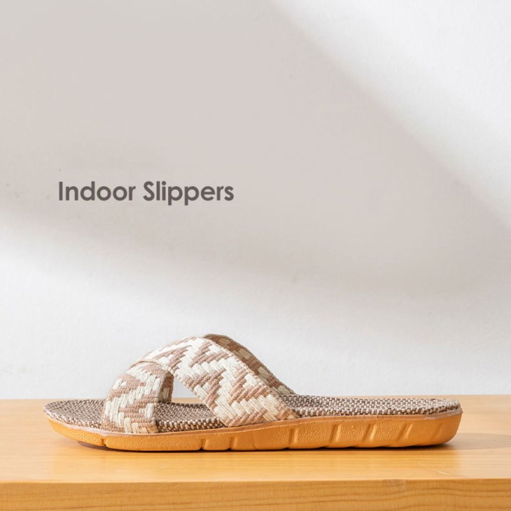 Fashion Ethnic Style Linen Cro - Women'S Fashion Sandals 评论和价格